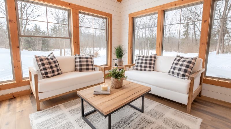 Modern Sunroom Interior